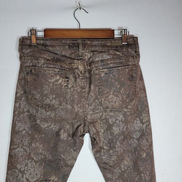 Kut from the Kloth Women's Pants Size 6 Mid Rise Ankle Cotton Blend Floral - Picture 5 of 11